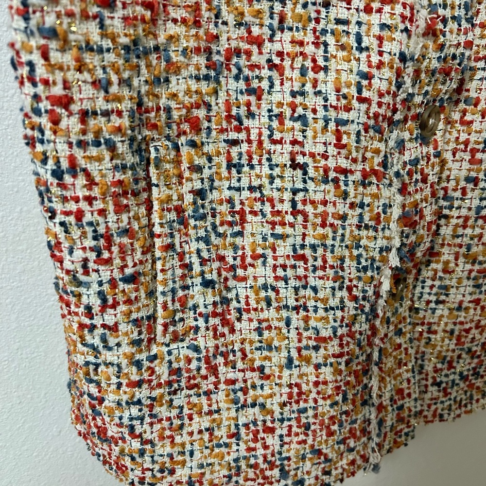 Multicolor Women’s Tweed Jacket - Picture 3 of 3